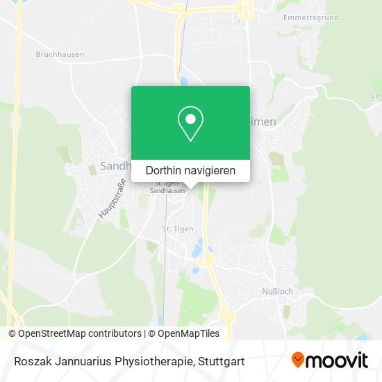 Roszak Jannuarius Physiotherapie Karte
