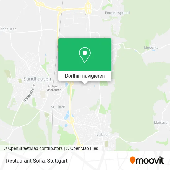 Restaurant Sofia Karte