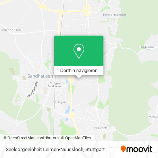 Seelsorgeeinheit Leimen-Nuussloch Karte