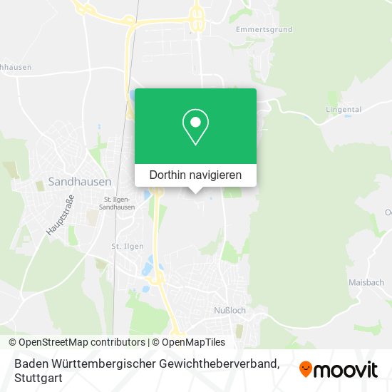 Baden Württembergischer Gewichtheberverband Karte