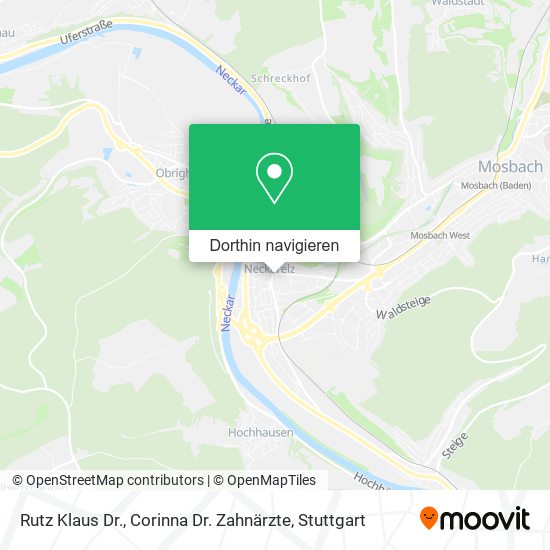 Rutz Klaus Dr., Corinna Dr. Zahnärzte Karte