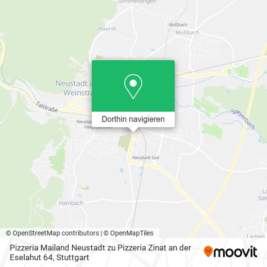 Pizzeria Mailand Neustadt zu Pizzeria Zinat an der Eselahut 64 Karte