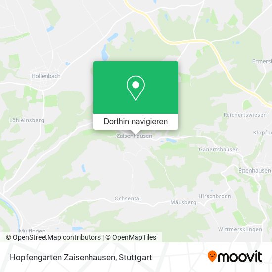 Hopfengarten Zaisenhausen Karte