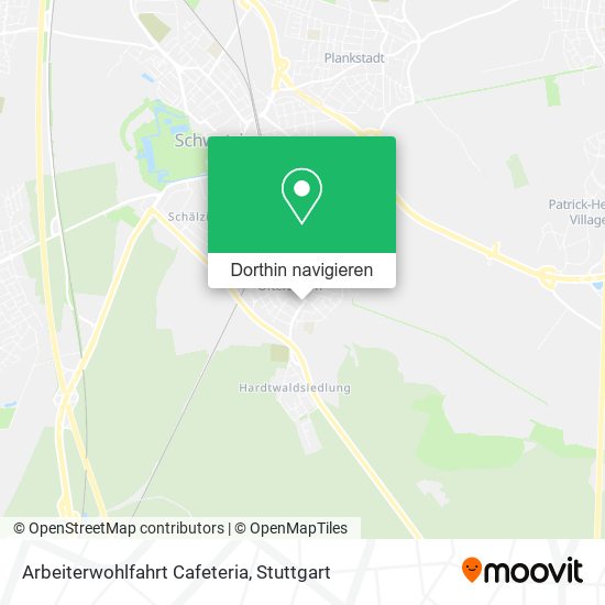 Arbeiterwohlfahrt Cafeteria Karte
