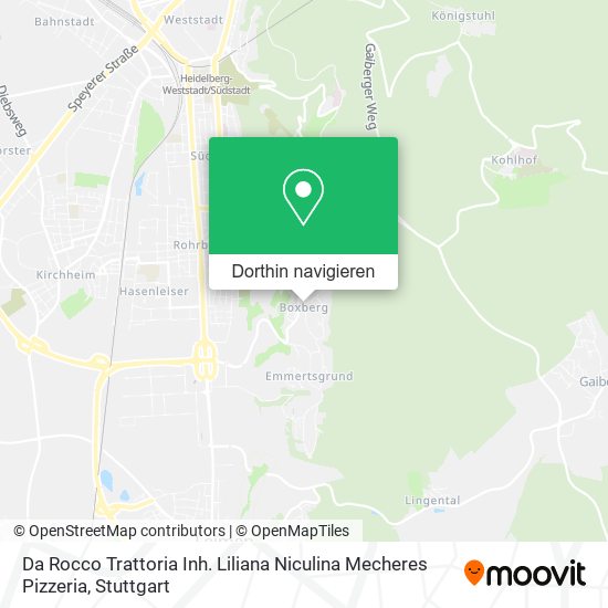 Da Rocco Trattoria Inh. Liliana Niculina Mecheres Pizzeria Karte