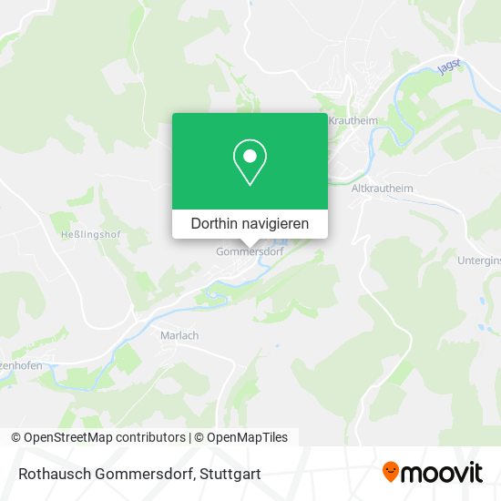 Rothausch Gommersdorf Karte