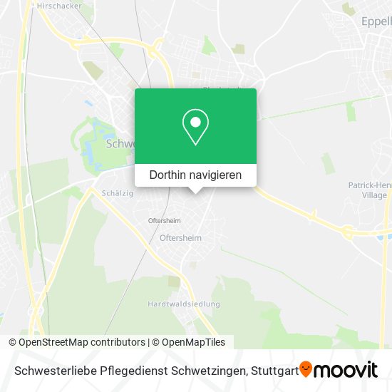 Schwesterliebe Pflegedienst Schwetzingen Karte
