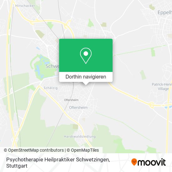 Psychotherapie Heilpraktiker Schwetzingen Karte