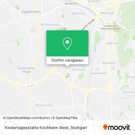 Kindertagesstätte Kirchheim West Karte
