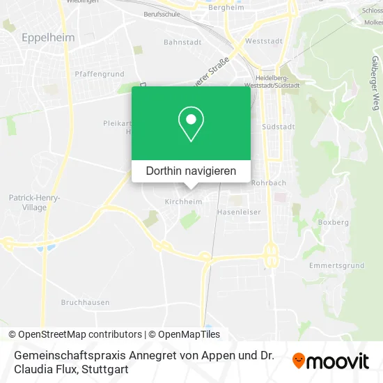Gemeinschaftspraxis Annegret von Appen und Dr. Claudia Flux Karte