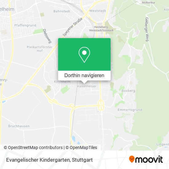 Evangelischer Kindergarten Karte