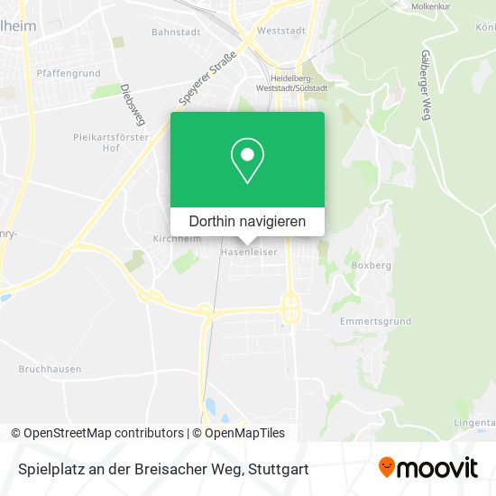 Spielplatz an der Breisacher Weg Karte