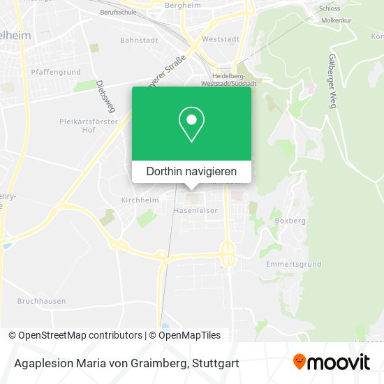 Agaplesion Maria von Graimberg Karte
