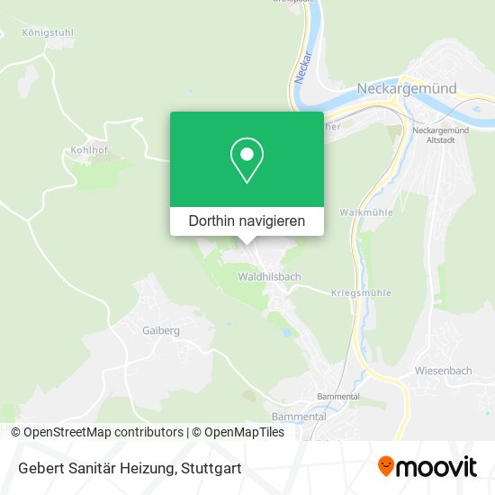 Gebert Sanitär Heizung Karte