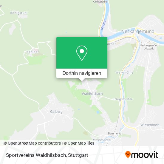 Sportvereins Waldhilsbach Karte