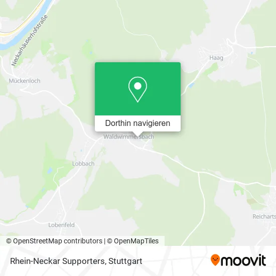 Rhein-Neckar Supporters Karte