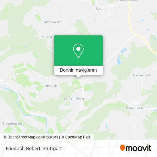 Friedrich Gebert Karte