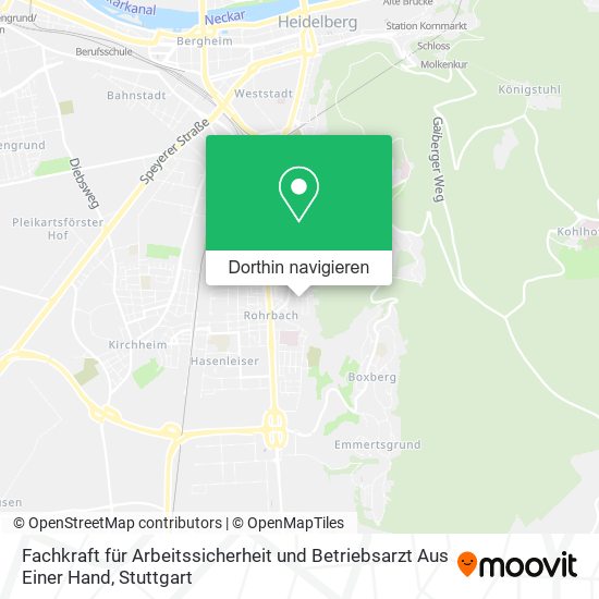 Fachkraft für Arbeitssicherheit und Betriebsarzt Aus Einer Hand Karte