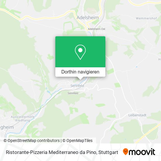 Ristorante-Pizzeria Mediterraneo da Pino Karte