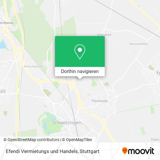 Efendi Vermietungs und Handels Karte