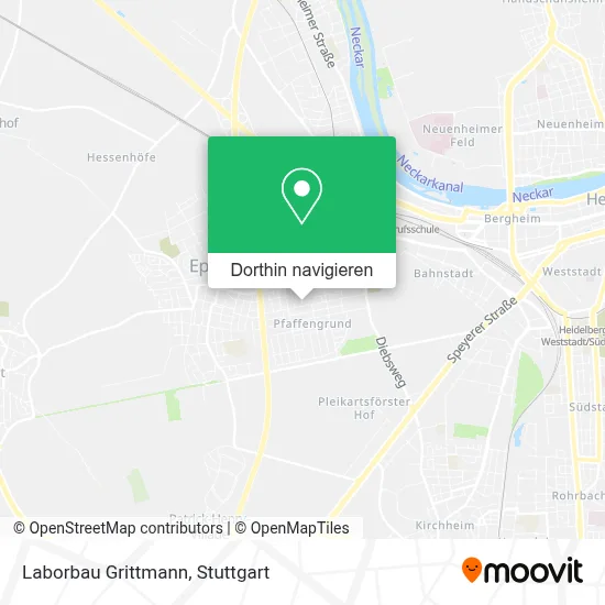 Laborbau Grittmann Karte