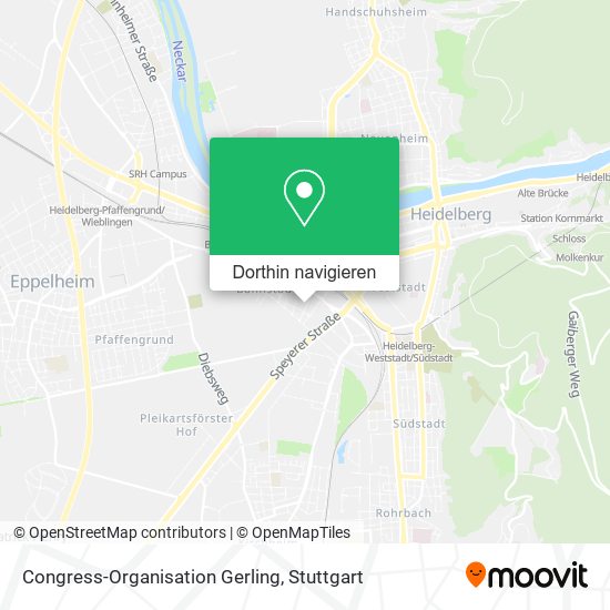 Congress-Organisation Gerling Karte
