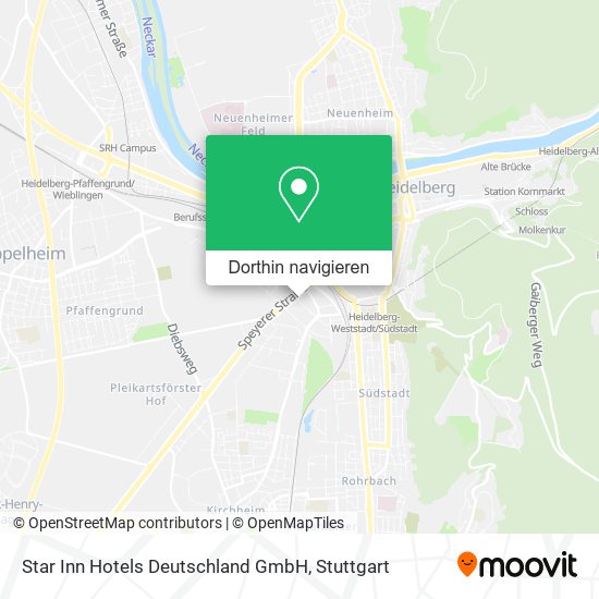 Star Inn Hotels Deutschland GmbH Karte
