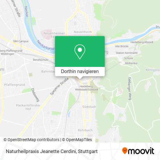 Naturheilpraxis Jeanette Cerdini Karte