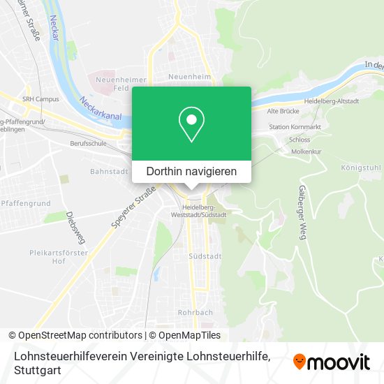 Lohnsteuerhilfeverein Vereinigte Lohnsteuerhilfe Karte