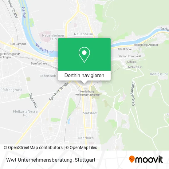 Wwt Unternehmensberatung Karte