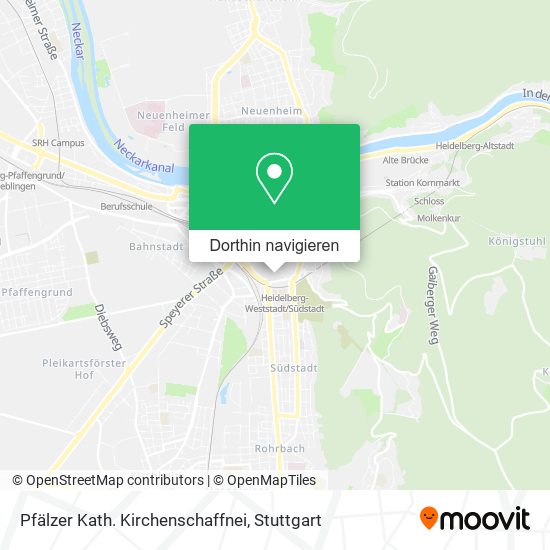 Pfälzer Kath. Kirchenschaffnei Karte