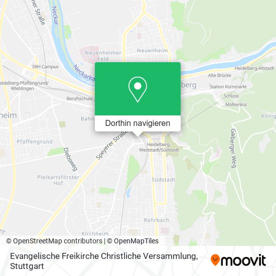 Evangelische Freikirche Christliche Versammlung Karte