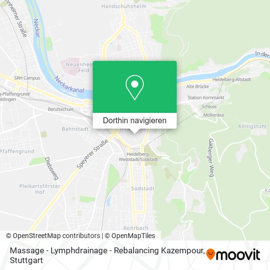 Massage - Lymphdrainage - Rebalancing Kazempour Karte