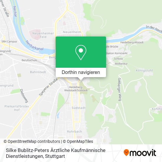 Silke Bublitz-Peters Ärztliche Kaufmännische Dienstleistungen Karte