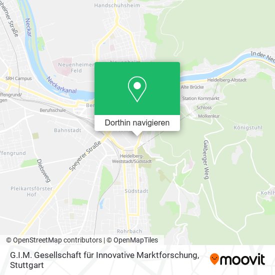 G.I.M. Gesellschaft für Innovative Marktforschung Karte