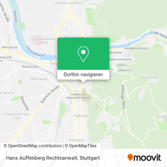 Hans Auffenberg Rechtsanwalt Karte