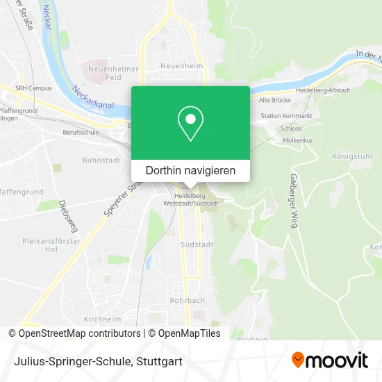 Julius-Springer-Schule Karte