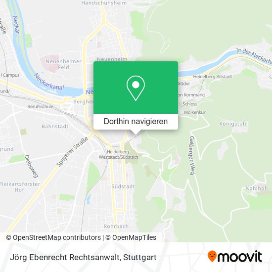 Jörg Ebenrecht Rechtsanwalt Karte