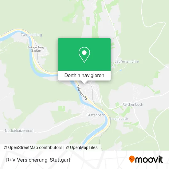 R+V Versicherung Karte