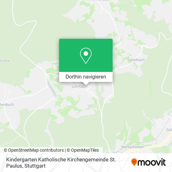 Kindergarten Katholische Kirchengemeinde St. Paulus Karte