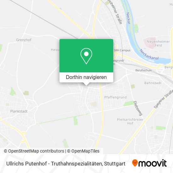 Ullrichs Putenhof - Truthahnspezialitäten Karte
