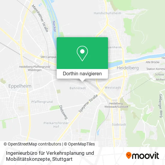 Ingenieurbüro für Verkehrsplanung und Mobilitätskonzepte Karte