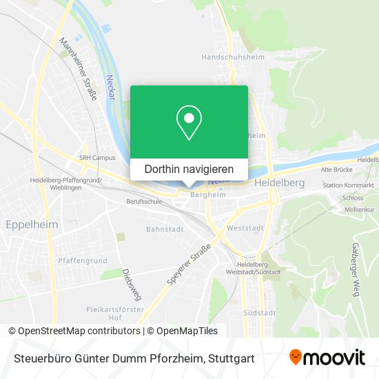 Steuerbüro Günter Dumm Pforzheim Karte