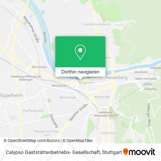 Calypso Gaststättenbetriebs- Gesellschaft Karte