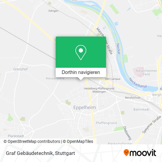 Graf Gebäudetechnik Karte