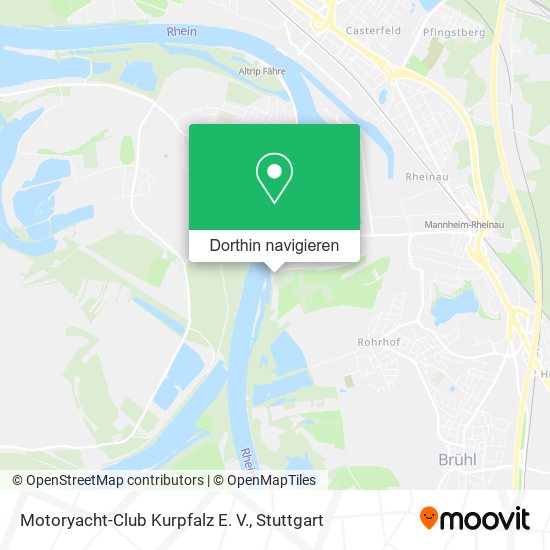 Motoryacht-Club Kurpfalz E. V. Karte