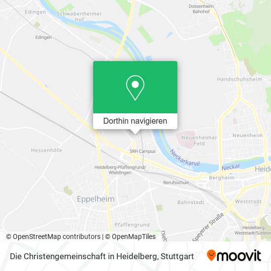 Die Christengemeinschaft in Heidelberg Karte