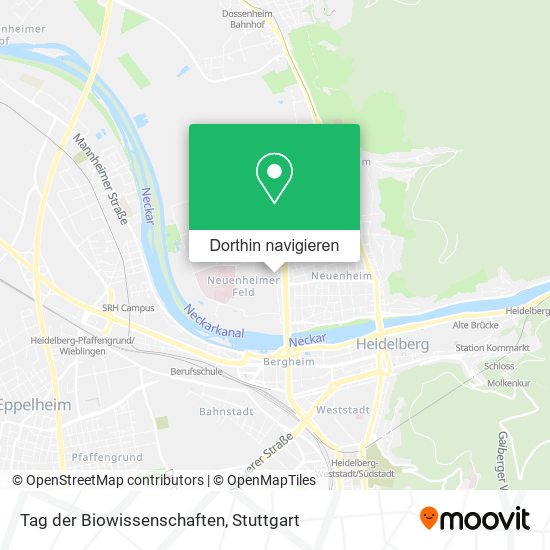 Tag der Biowissenschaften Karte