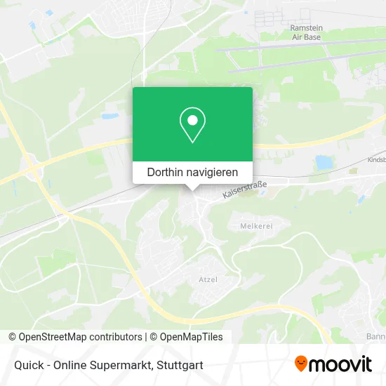Quick - Online Supermarkt Karte