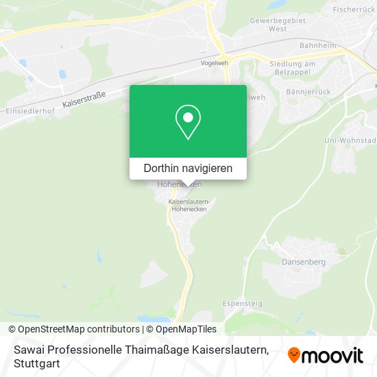 Sawai Professionelle Thaimaßage Kaiserslautern Karte